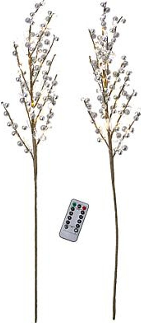 August and Leo Beaded LED Twigs (2 Pack)