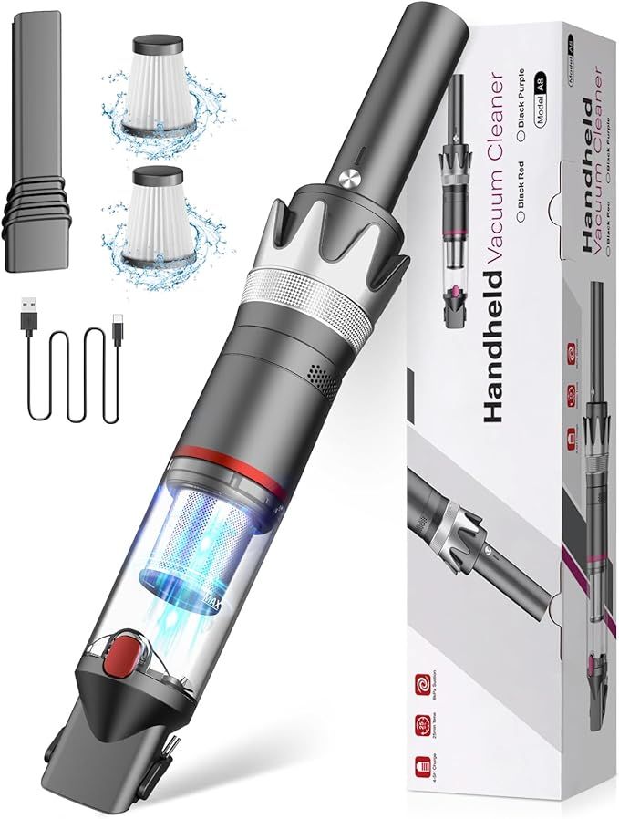 BSRCO 8K Pa Powerful Portable Handheld Vacuum for Car