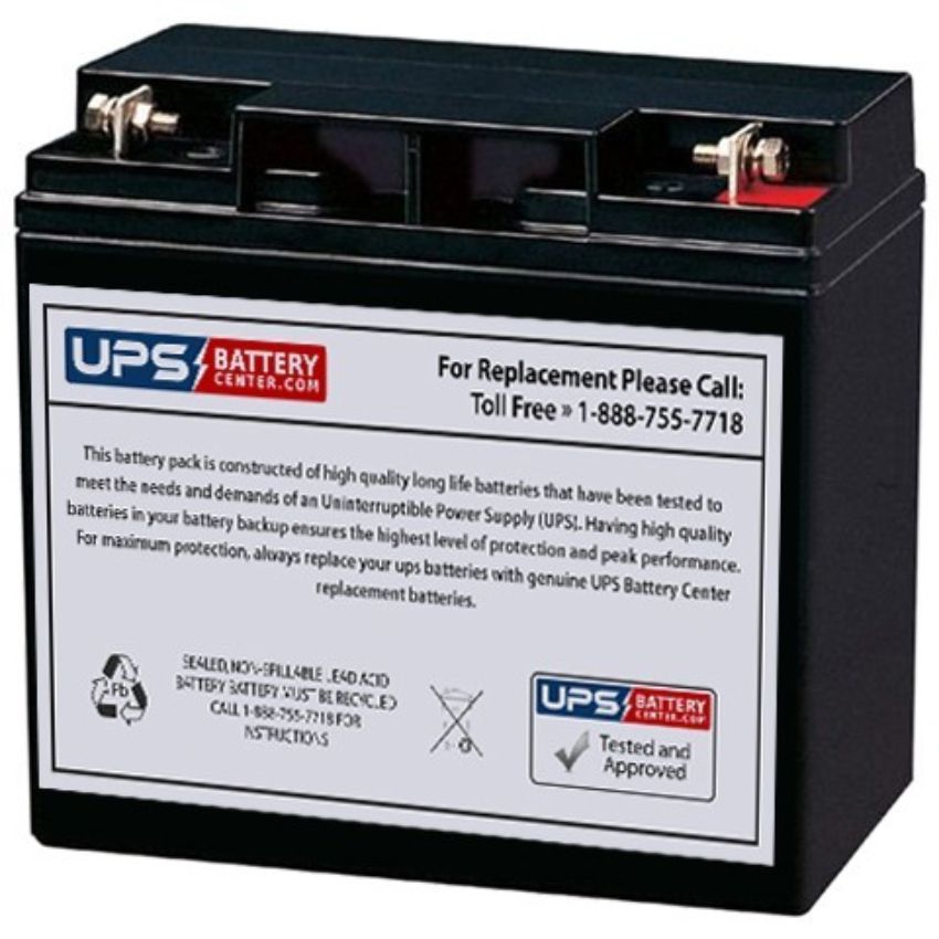 UPS Battery Universal UB12220 12V 22Ah F3 Nut & Bolt Replacement Battery