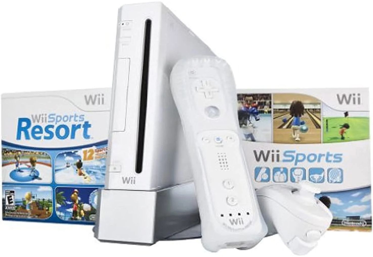 Nintendo Wii Limited Edition Sports Resort Pak Game Console Bundle