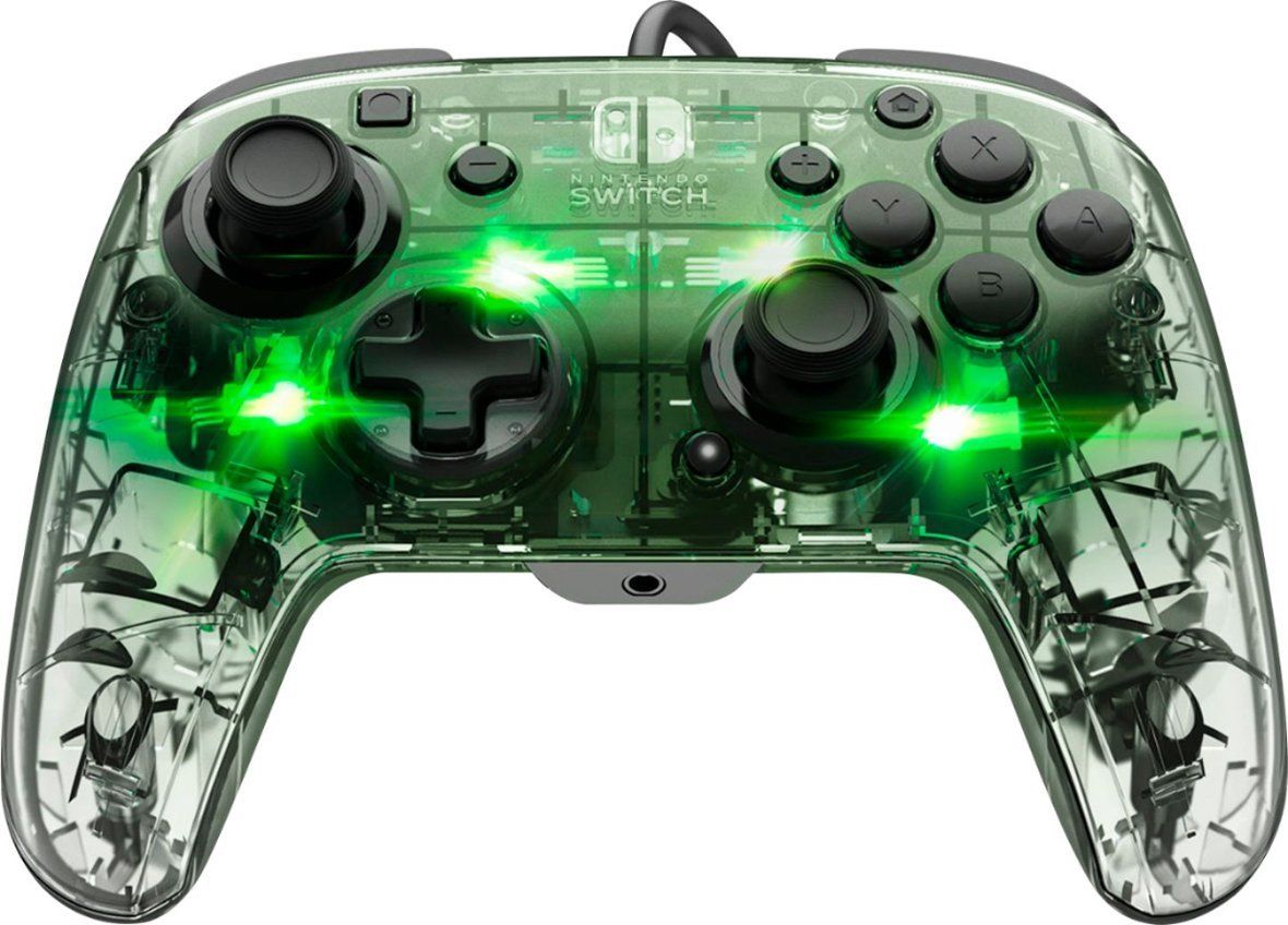 PDP Afterglow Prismatic LED Deluxe + Audio Wired Controller for Nintendo Switch