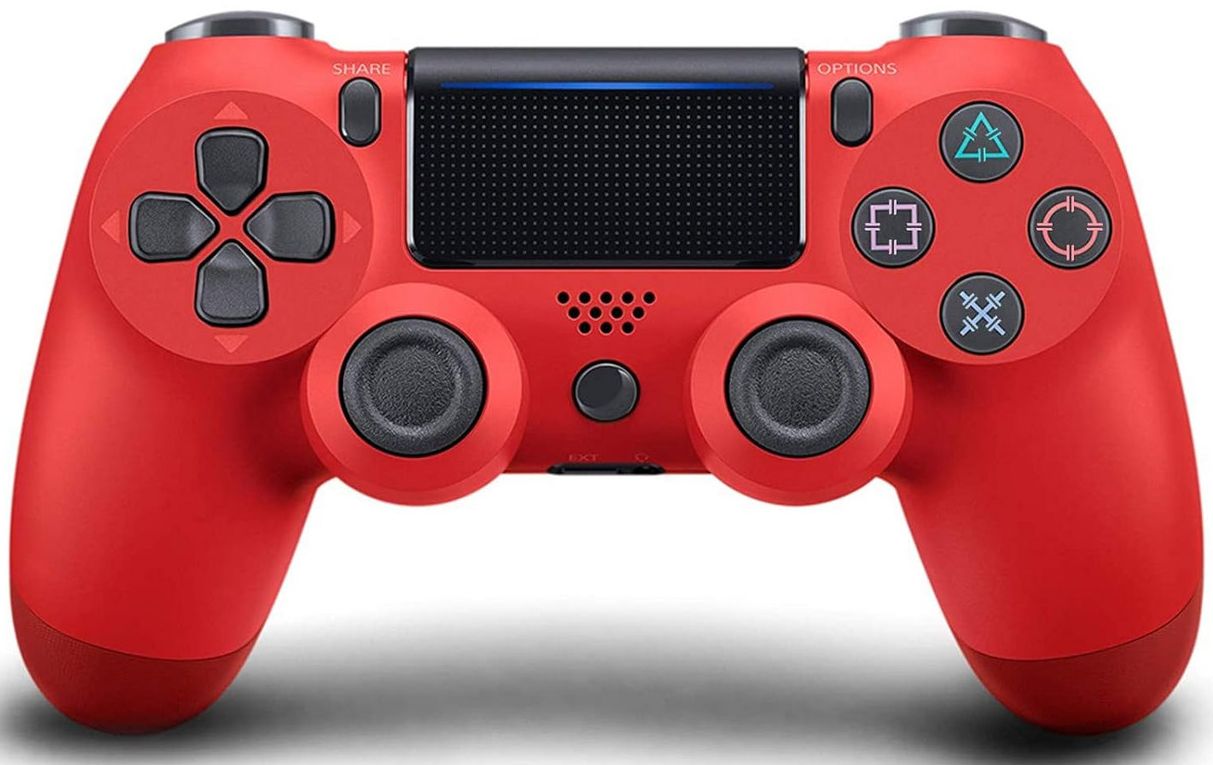 Roonboit Wireless Controller with Joystick Vibration and Turbo Built-In Speaker for PS4