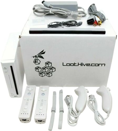 Nintendo Wii System Bundle Set 2-Remote