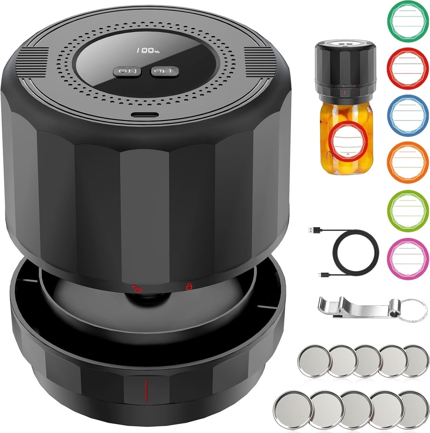 Unerver M11 Electric Mason Jar Vacuum Sealer