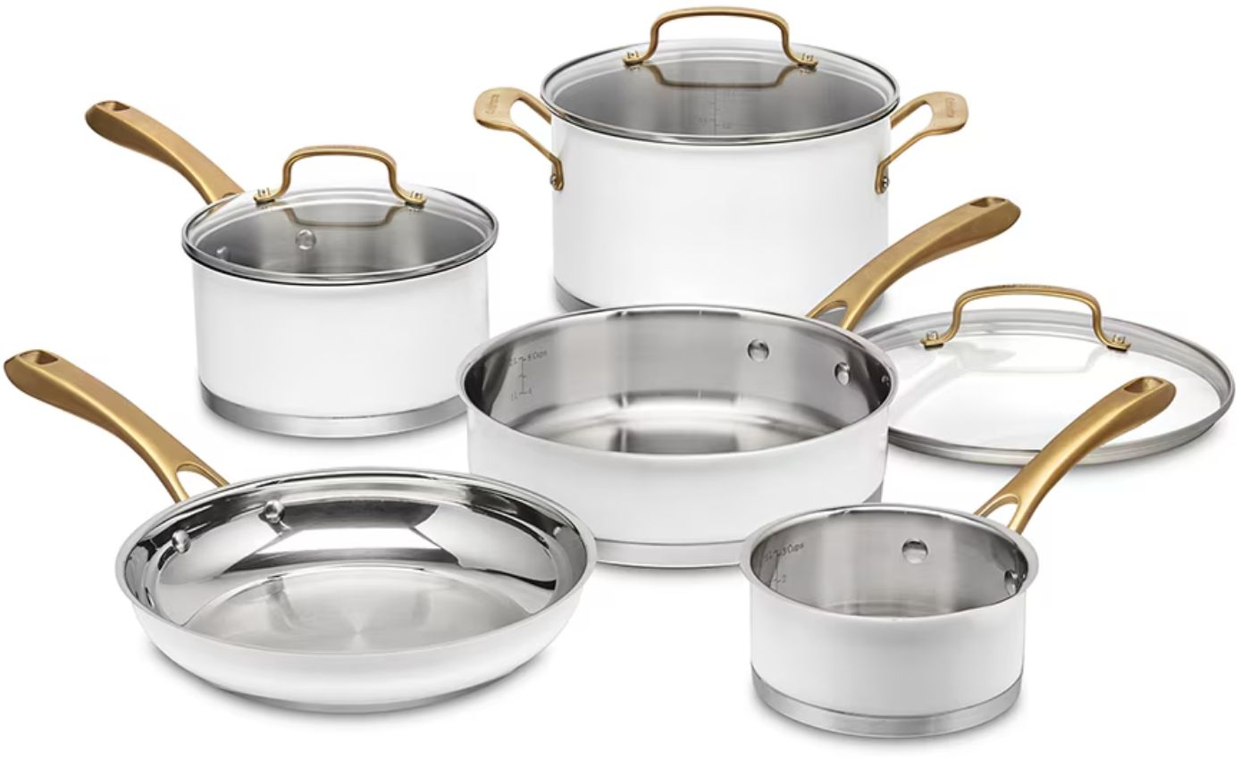 Cuisinart 839-8MW Classic Stainless Steel Cookware Set 8-Piece